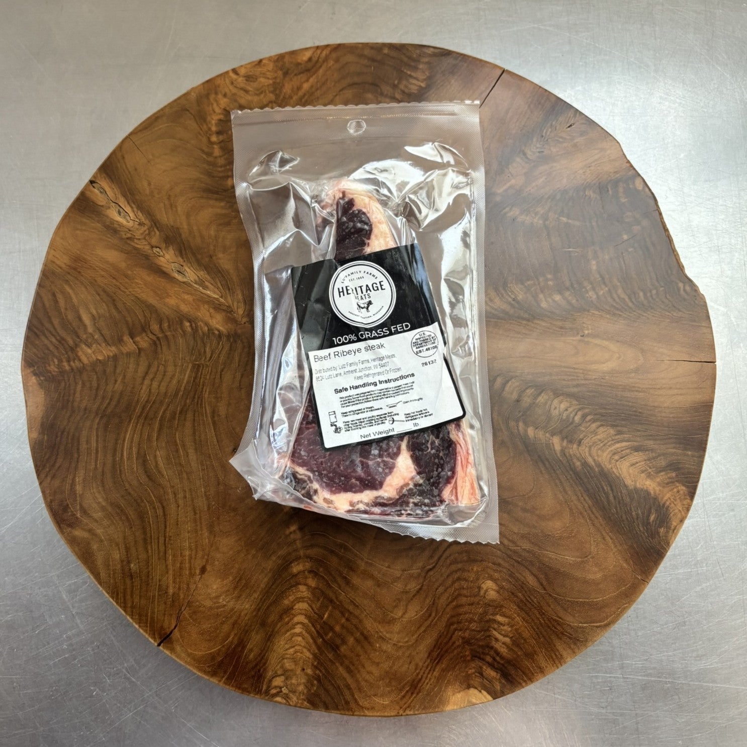 100% Grass Fed, Ribeye Steak (Boneless)