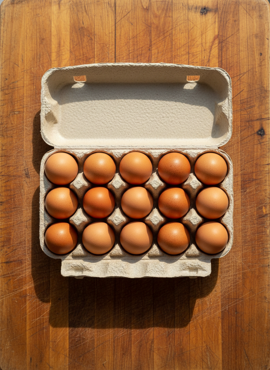 Free Range Farm Fresh Brown Eggs
