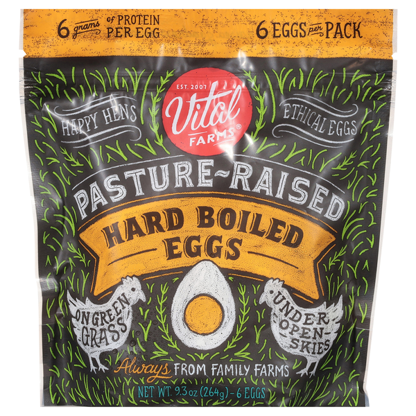 Vital Farms Pasture Raised Hard Boiled Eggs