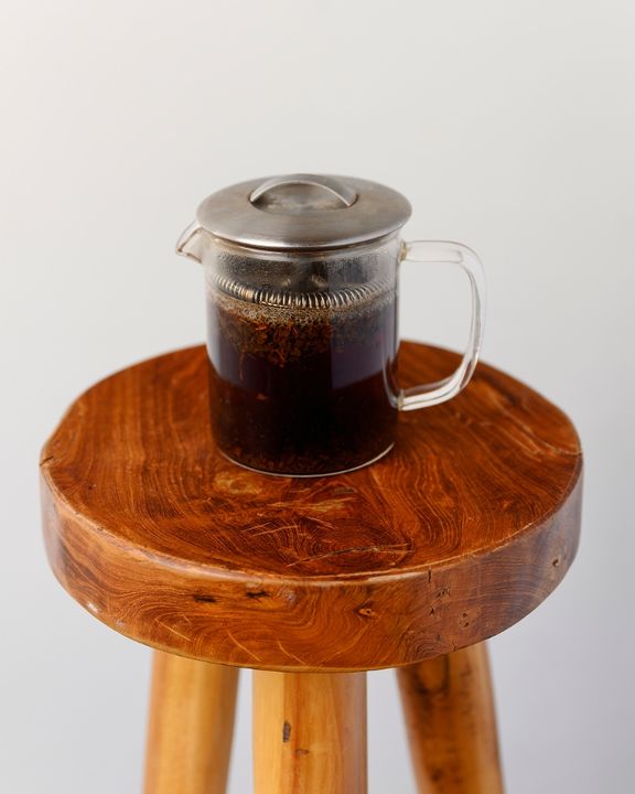 A steaming cup of hot tea